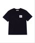 CUBIC LOGO STITCHED T-SHIRTS (BLACK)
