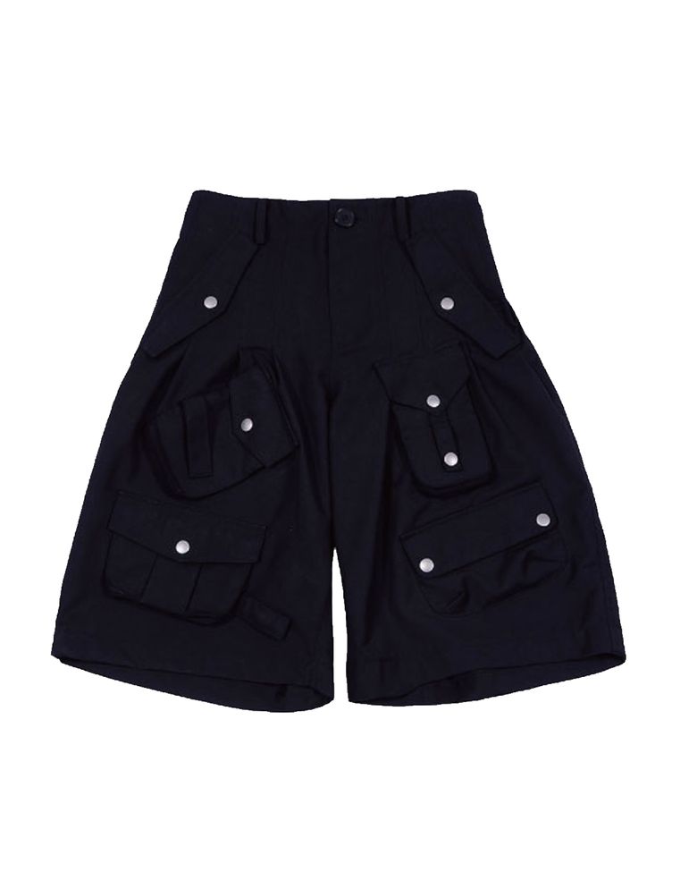 FIVE FLAP POCKET SHORTS (BLACK)