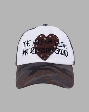 HEART PATCH STUD BALLCAP (CAMO)