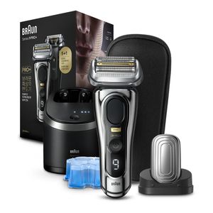 전기면도기 시리즈9 PRO PLUS 9586cc 크롬 (충전/세척 스테이션 + 프로케어 헤드 구성 모델)