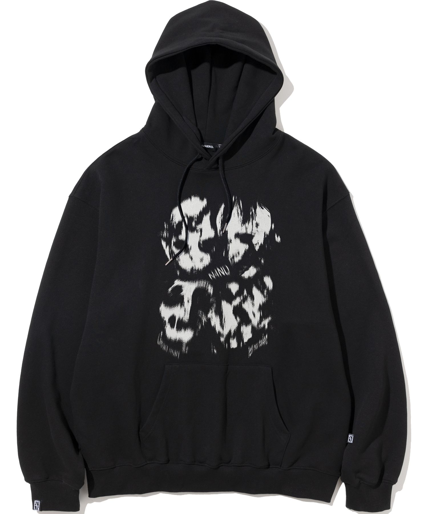 MUSINSA | NOT4NERD 4Head Pullover Hood-Black