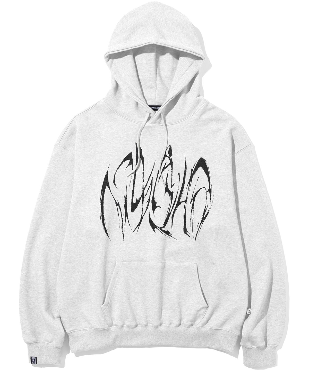 낫포너드(NOT4NERD) Boomerang Logo Pullover Hood - Grey