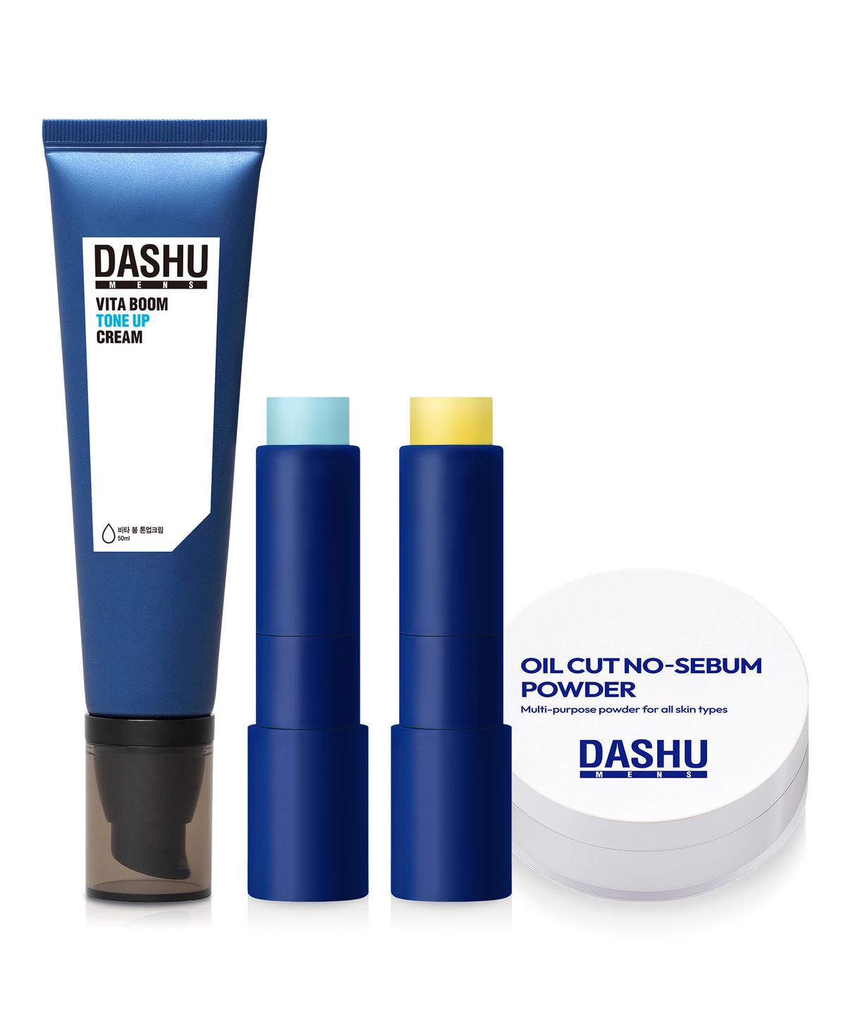 다슈(DASHU) SET 톤업크림 + 체인지 립밤(웜톤,쿨톤) + 노세범
