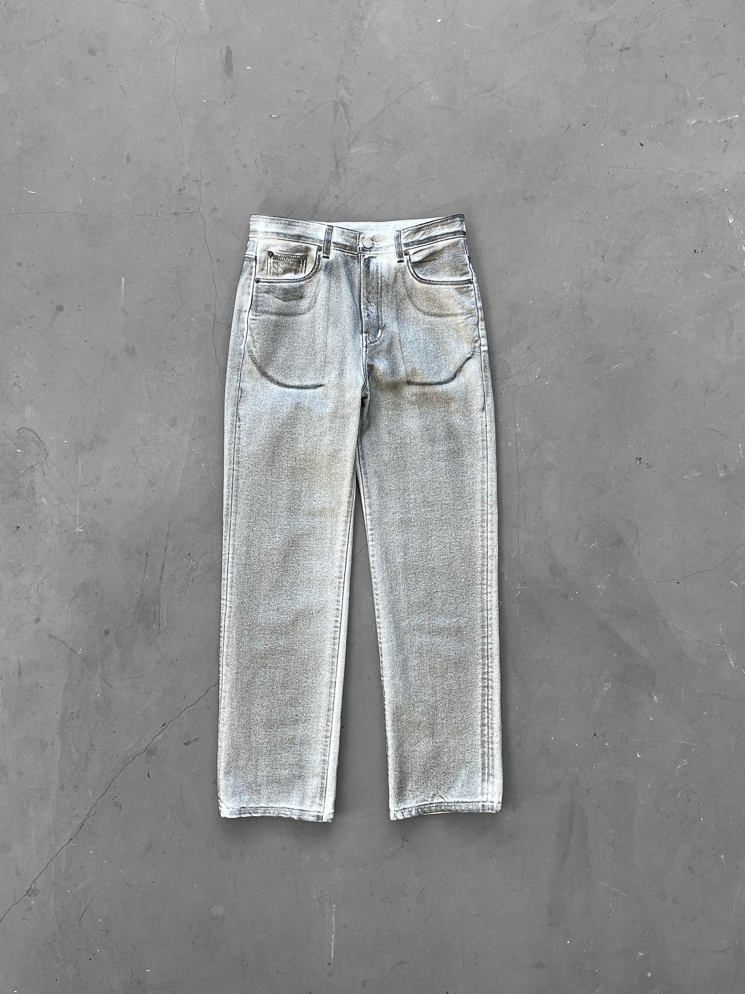 Archive NO ID. Painted Skinny Jeans How to get rid of this paint 