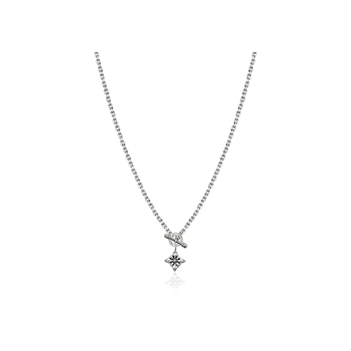 스쿠도(SCUDO) vintage cube drop necklace