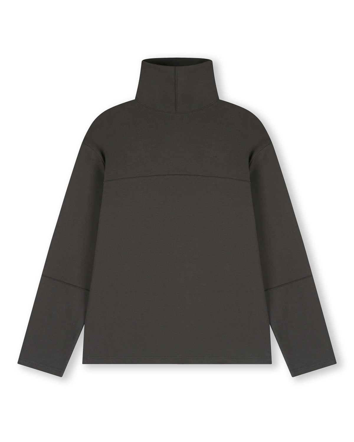 비슬로우(BESLOW) LONG SLEEVE TURTLE NECK T-SHIRTS CHARCOAL