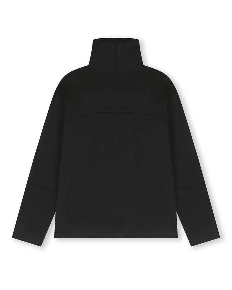 LONG SLEEVE TURTLE NECK T-SHIRTS BLACK