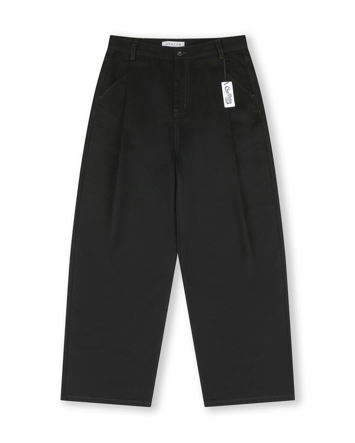 비슬로우(BESLOW) CONE MILL DEEP ONE TUCK JEAN BLACK STITCH