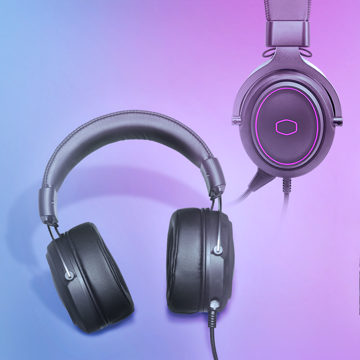 쿨러마스터(COOLER MASTER) CH331 USB 가상 7.1채널 RGB 게이밍 헤드셋
