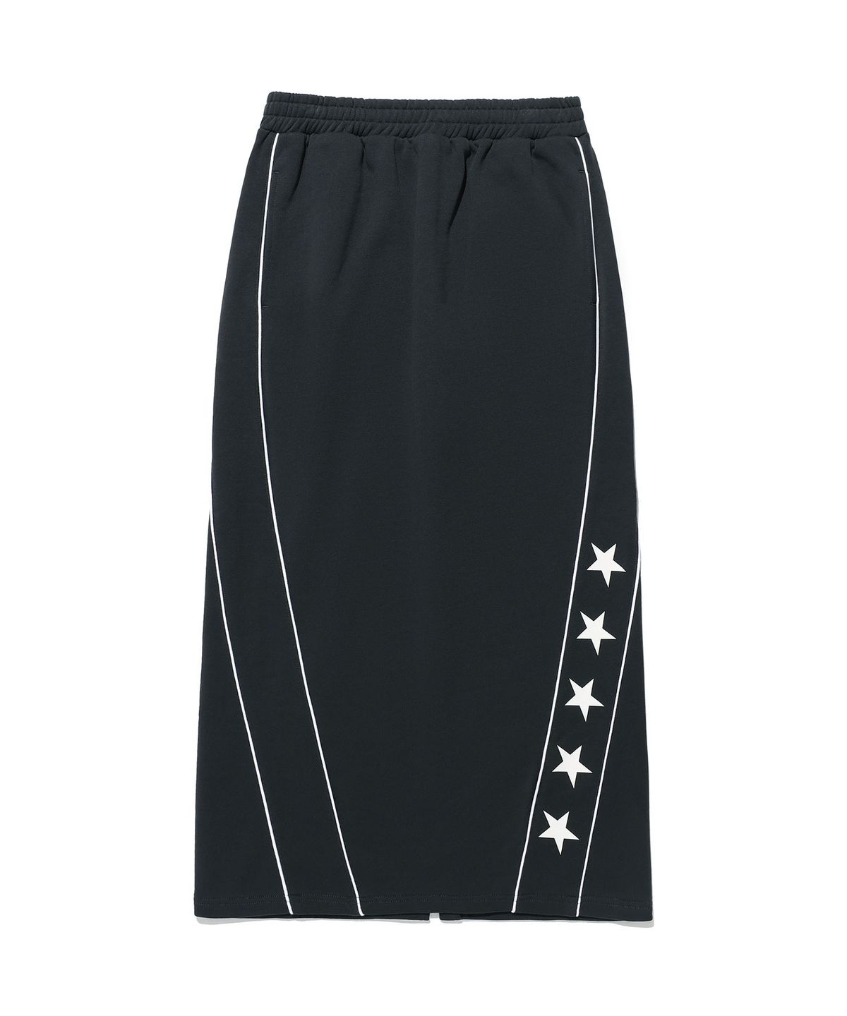 이스트쿤스트(ISTKUNST) JERSEY PIPING LONG SKIRT _BLACK(IK2DFFPA90A)
