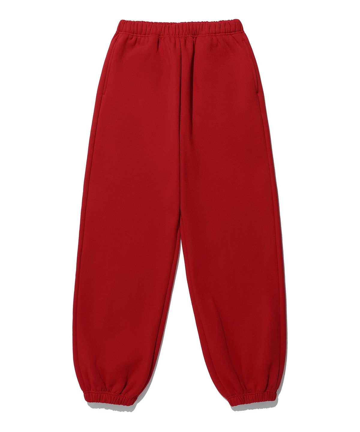 이스트쿤스트(ISTKUNST) SUNRISE LOGO SWEAT PANTS_RED(IK2DFMPA00A)