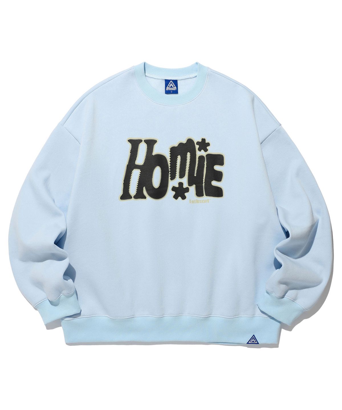 이스트쿤스트(ISTKUNST) ZIGZAG LINE HOMIE SWEATSHIRTS_SKY BLUE(IK2DFMM459A)