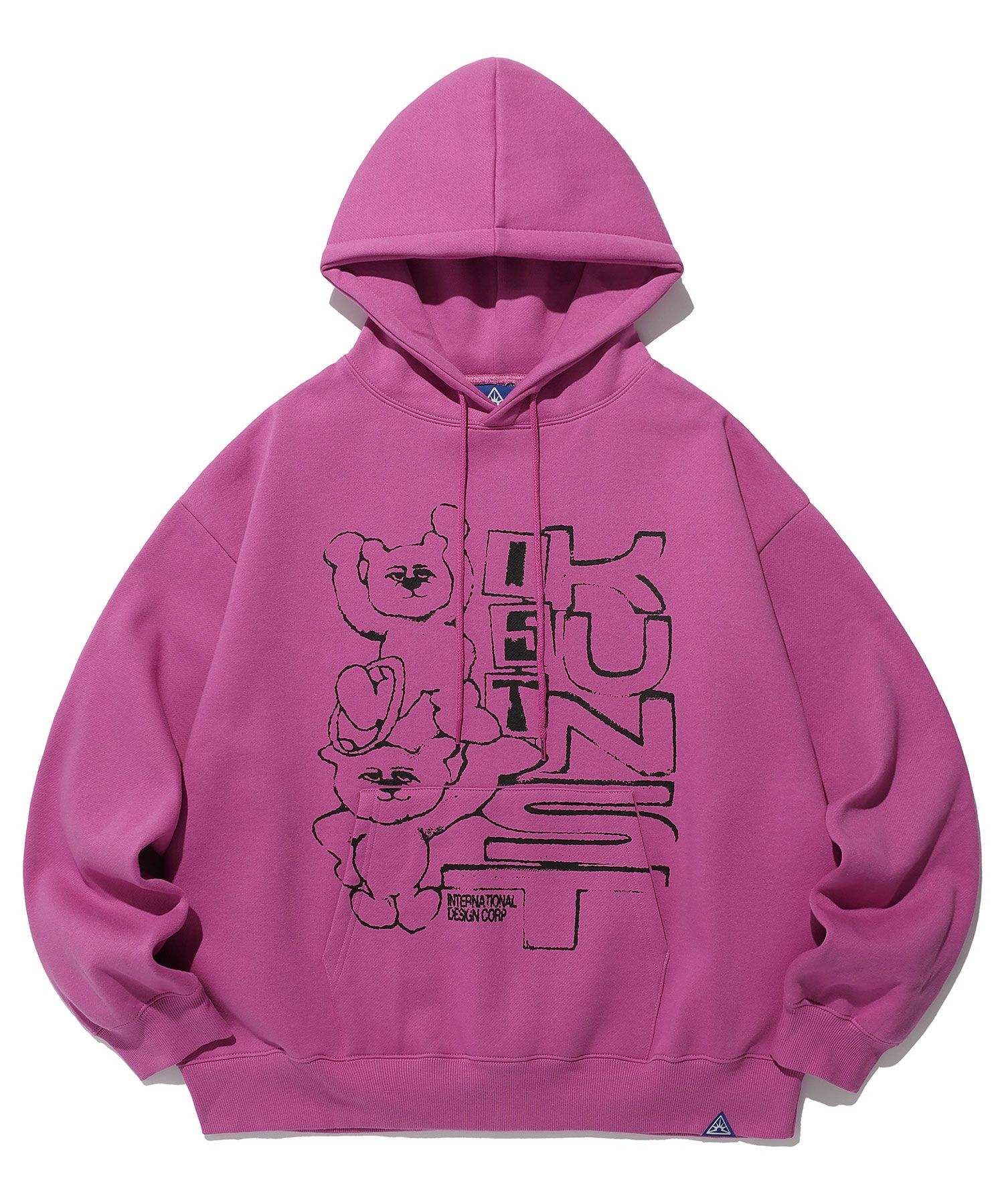 MUSINSA | ISTKUNST CIRCUS BEAR HOODIE_PINK(IK2DFMM417A)