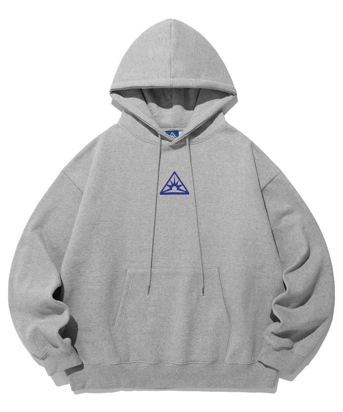 이스트쿤스트(ISTKUNST) SUNRISE SMALL LOGO HOODIE_GREY(IK2DFMM405A)