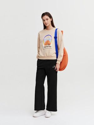 W 데일리 와이드 스웻 팬츠