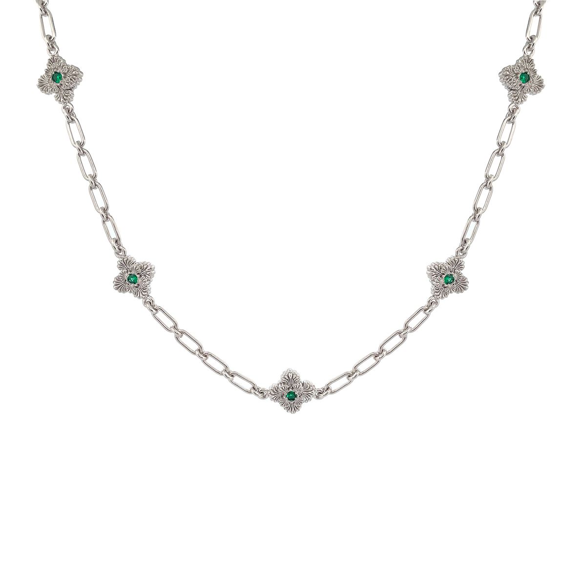 스쿠도(SCUDO) SLN.1523S blossom shell stone necklace [extrabold]