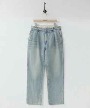 Drape Denim Pants Bleach