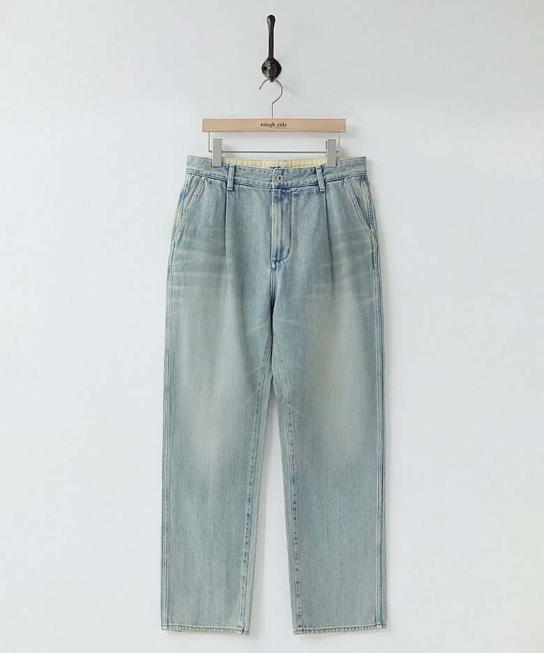 Drape Denim Pants Bleach