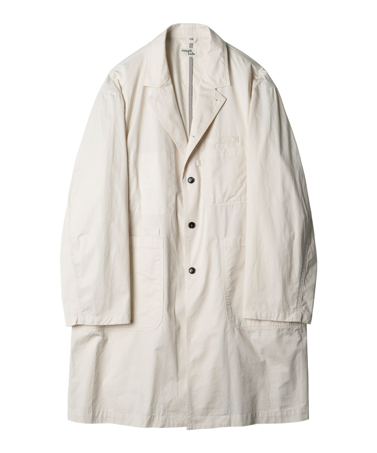 러프사이드(ROUGHSIDE) Shop Coat Ivory