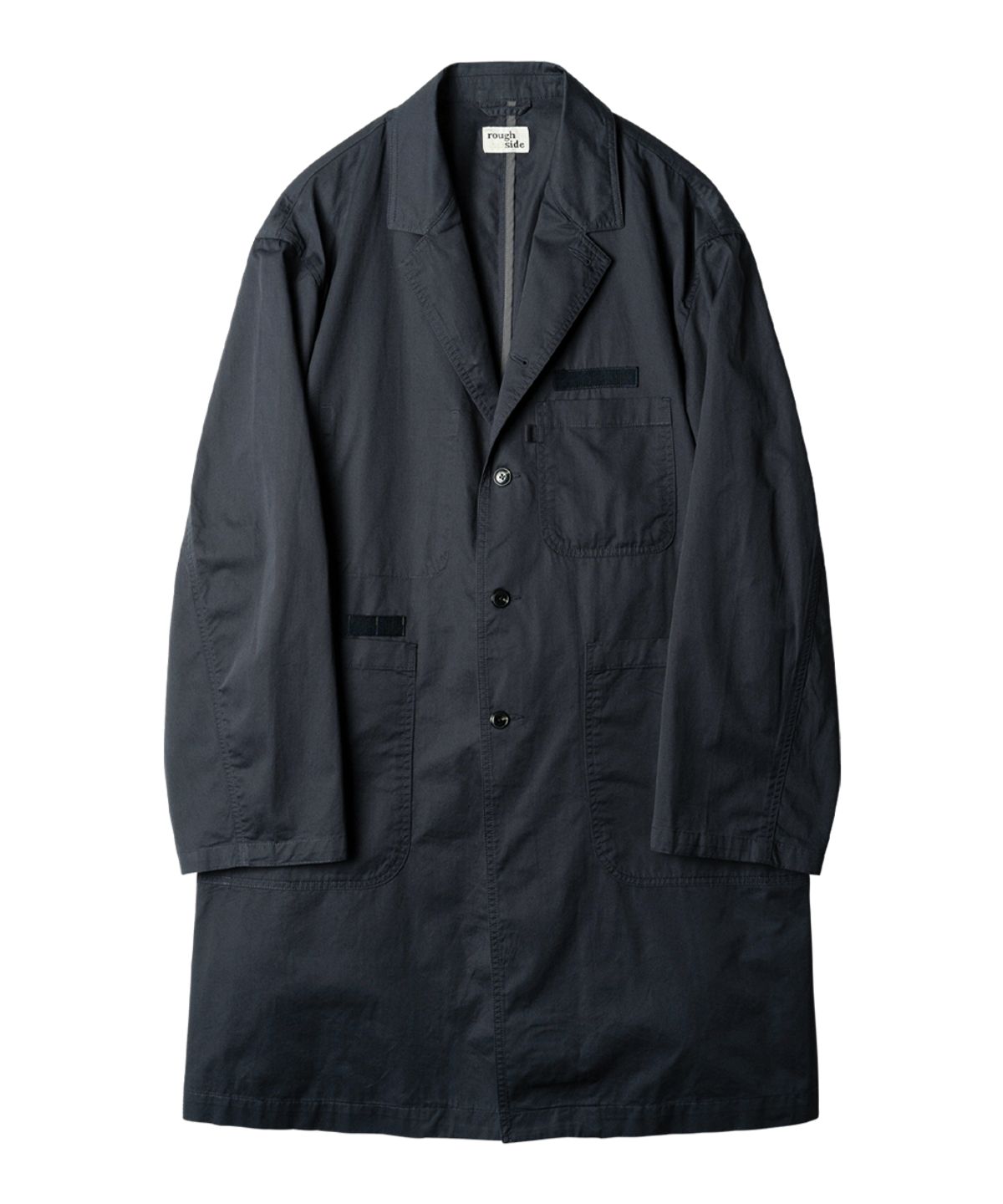 러프사이드(ROUGHSIDE) Shop Coat Dark Navy