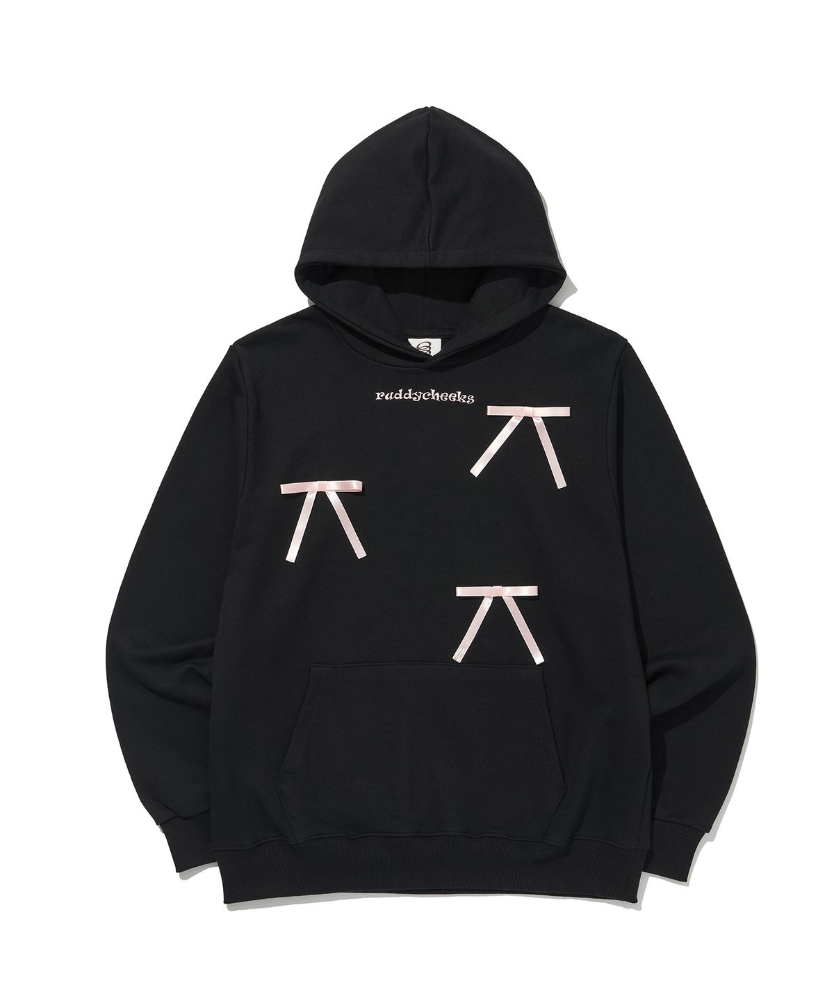 아이필블루씨에스엠(IFEELBLUECSM) RUDDYCHEEKS RIBBON HOODIE [2Color]