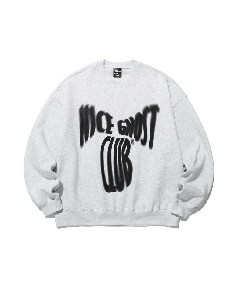 SCREAM LOGO SWEATSHIRTS_LIGHT GREY(NG2DFUM450A)