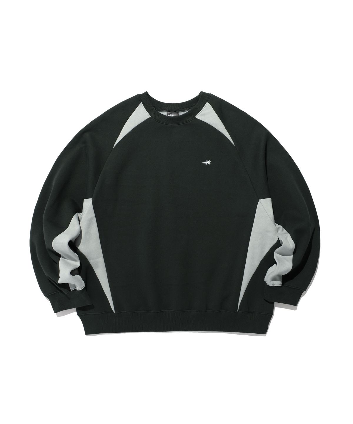 나이스고스트클럽(NICEGHOSTCLUB) SPORTY LINE SWEATSHIRTS_BLACK(NG2DFUM453A)