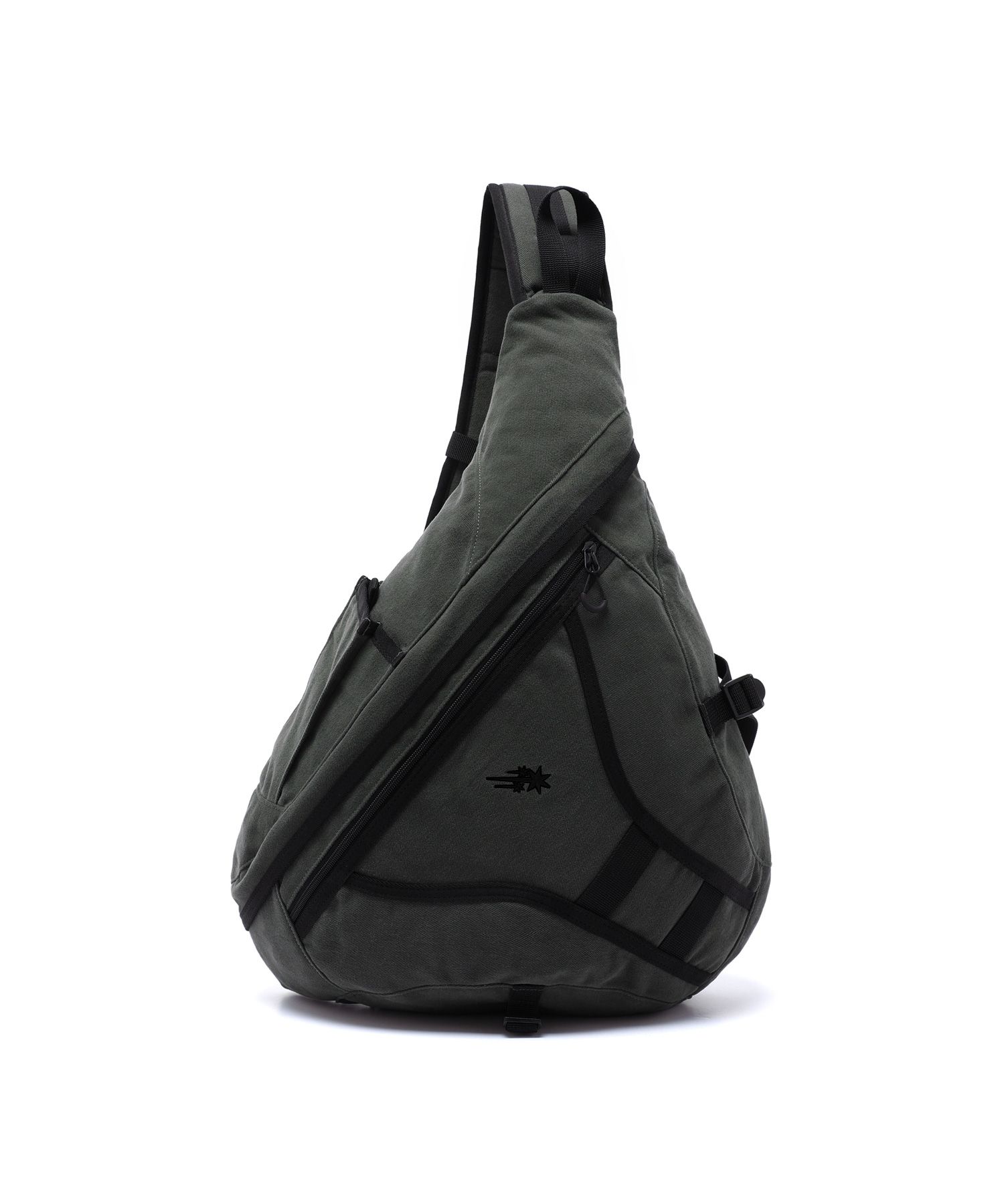 MUSINSA公式 | NICE GHOST CLUB NGC COTTON SLING BAG_CHARCOAL 