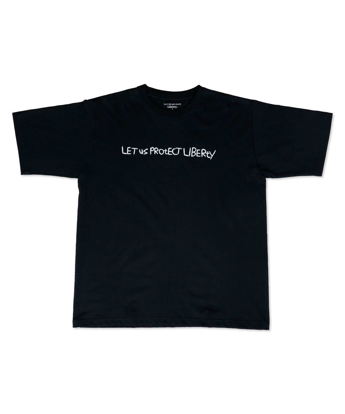 러플(LUPL) 레터링 로고 티셔츠 블랙