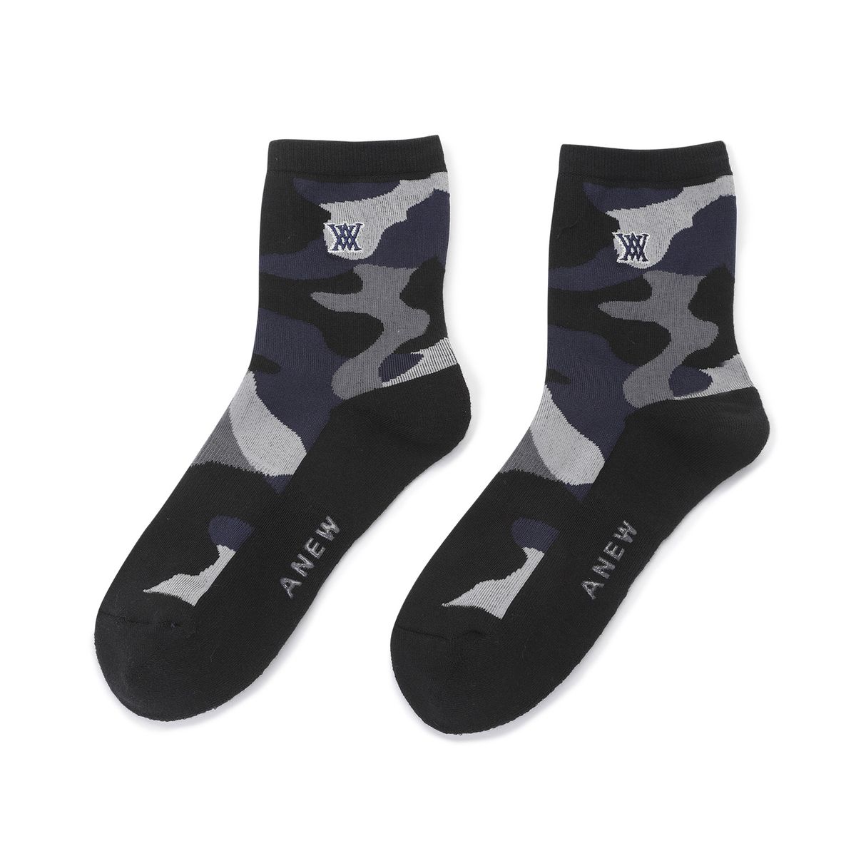 어뉴골프(ANEW GOLF) (M) CAMO LINE MEDIUM NECK SOCKS_NA