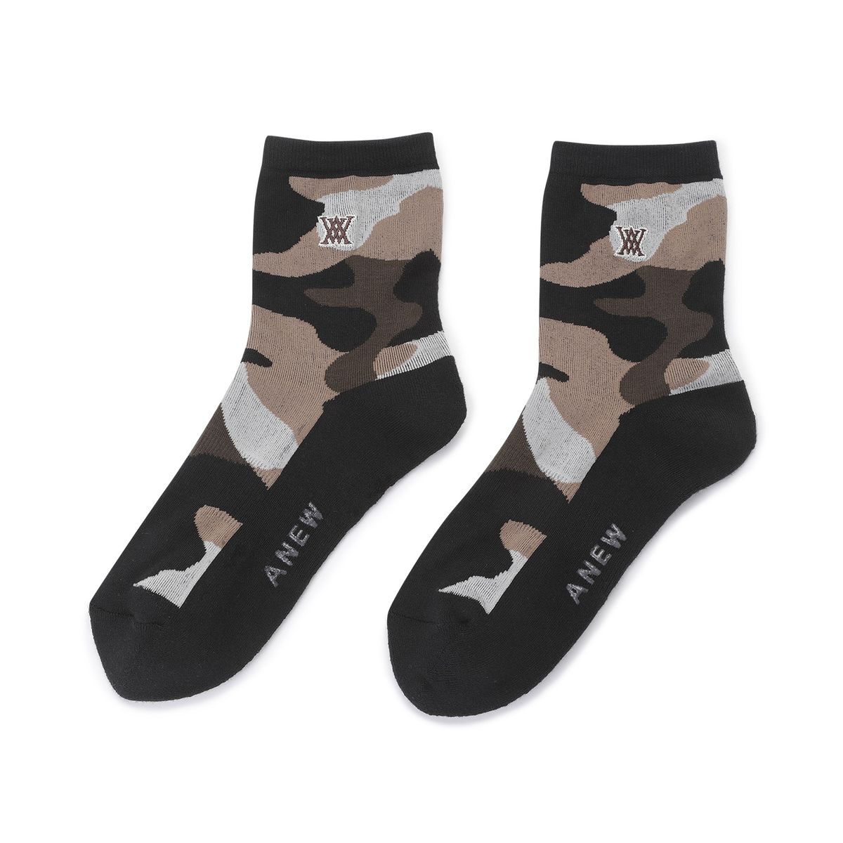 어뉴골프(ANEW GOLF) (M) CAMO LINE MEDIUM NECK SOCKS_BR
