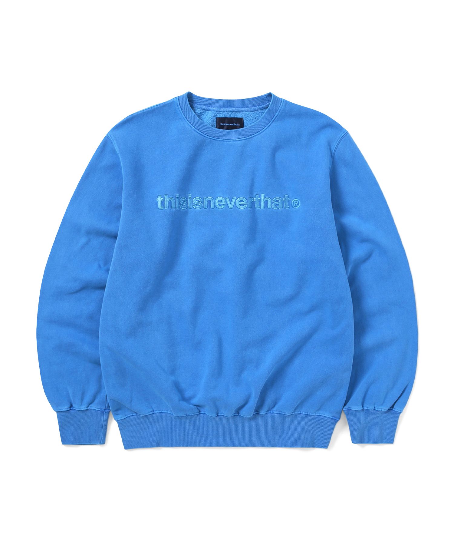 MUSINSA | thisisneverthat® T-Logo Crewneck Blue