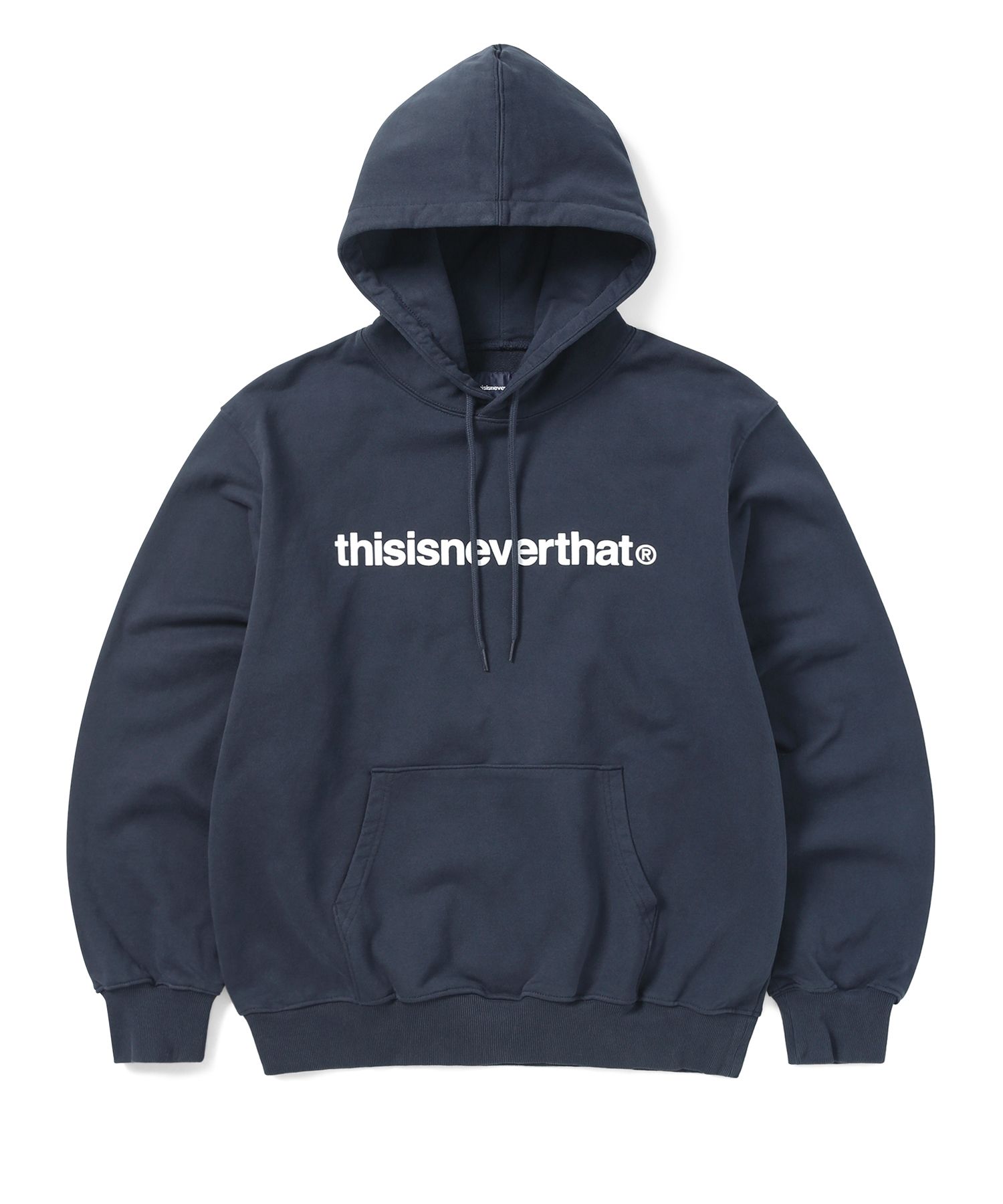 【THISISNEVERTHAT】V Neck Emblem Sweatshirt Navy V Neck Emblem Sweatshirt - thisisneverthat®