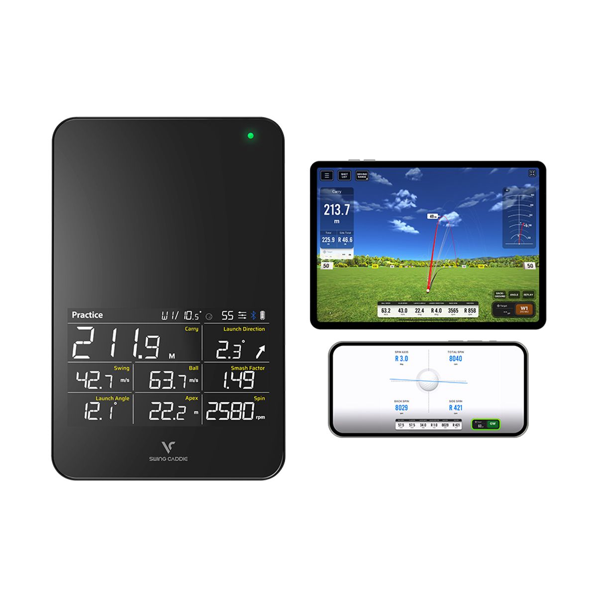 보이스캐디(VOICE CADDIE) SC4 PRO 론치모니터(스윙분석기)