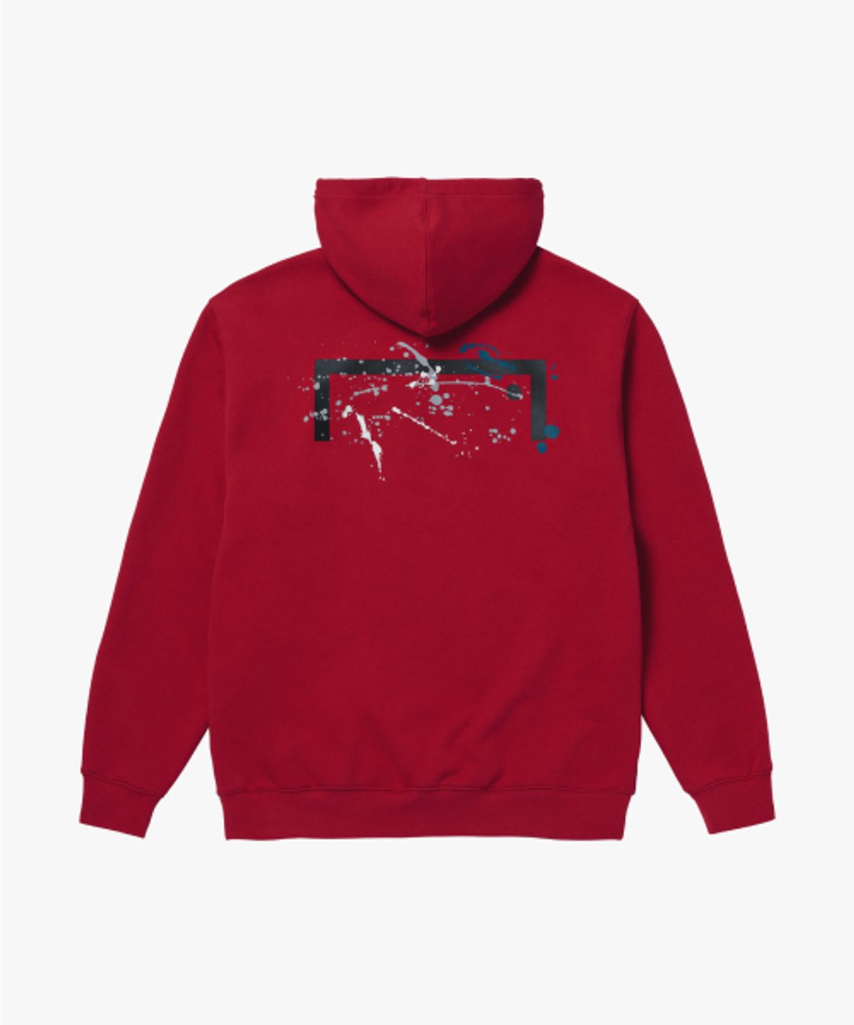 골스튜디오(GOALSTUDIO) ESSENTIAL BIG LOGO PAINTED HOODIE-RED
