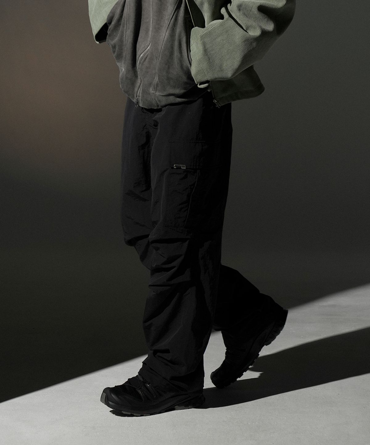 그레일즈(GRAILZ) ESSENTIAL CARGO PANTS [BLACK]