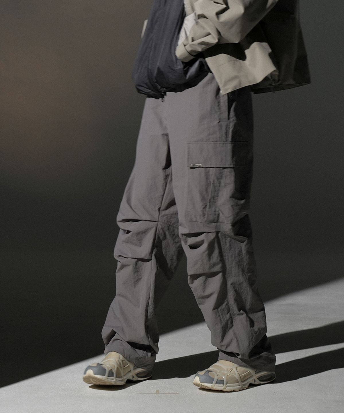 그레일즈(GRAILZ) ESSENTIAL CARGO PANTS [GREY]