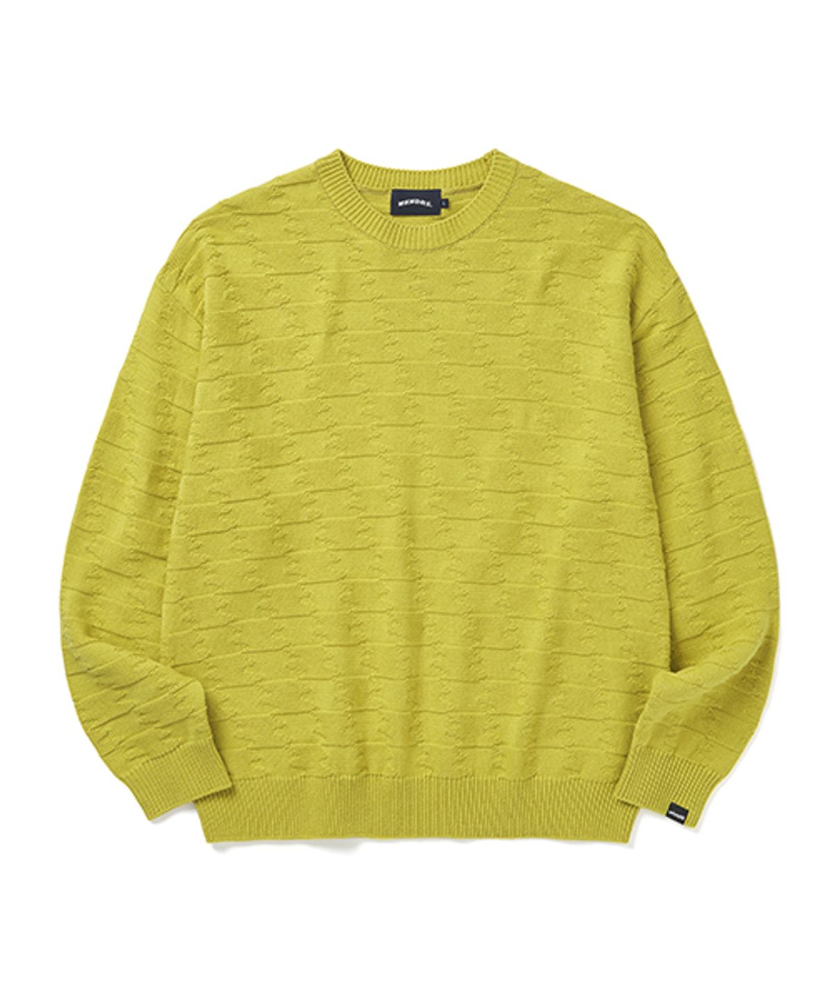 위캔더스(WKNDRS) PUZZLE SWEATER (YELLOW)