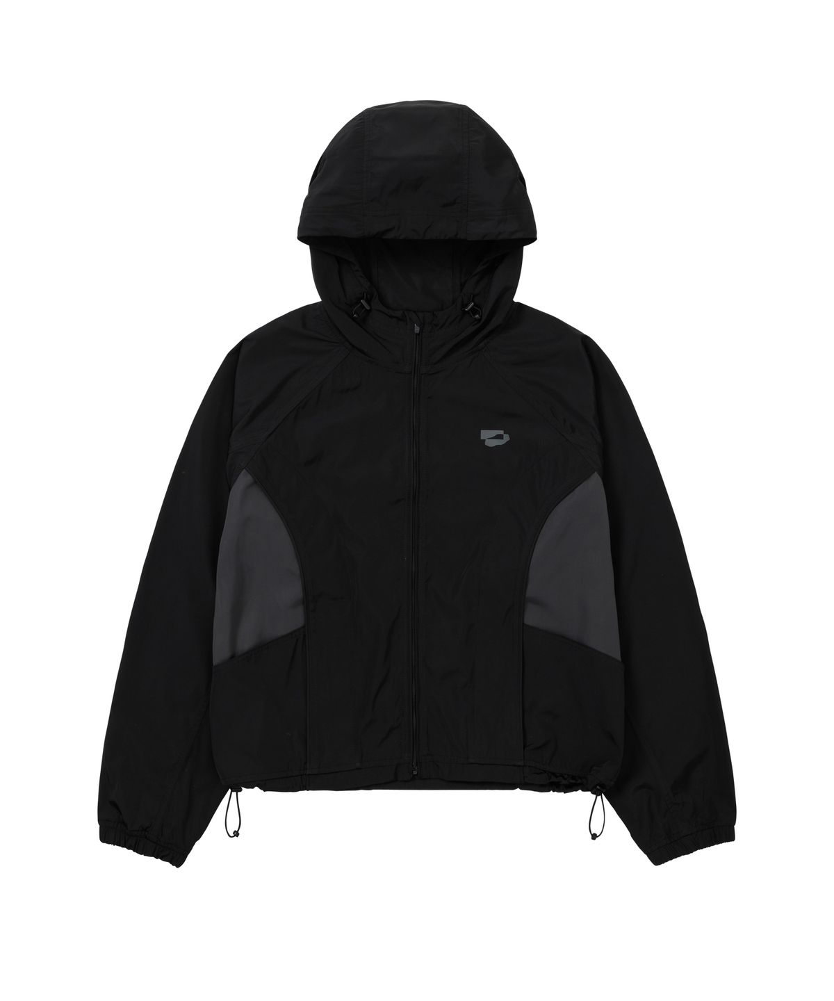 웰빙익스프레스(WELLBEING EXPRESS) Color Blocked Windbreaker Black
