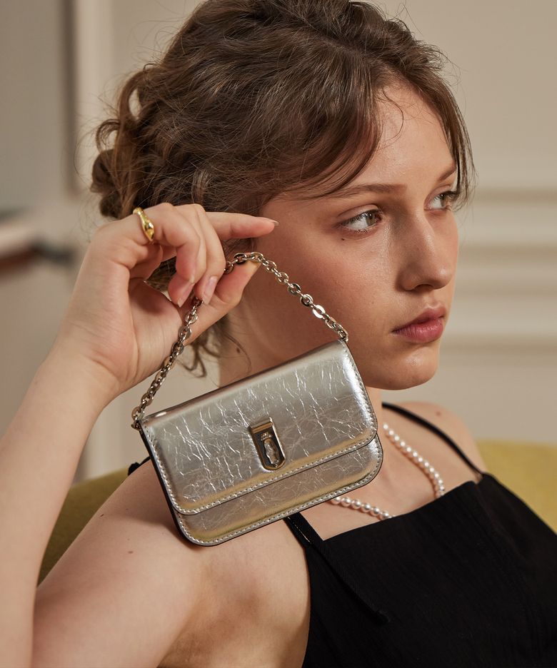 [아나 월렛백_실버] Anna Wallet Bag_Silver