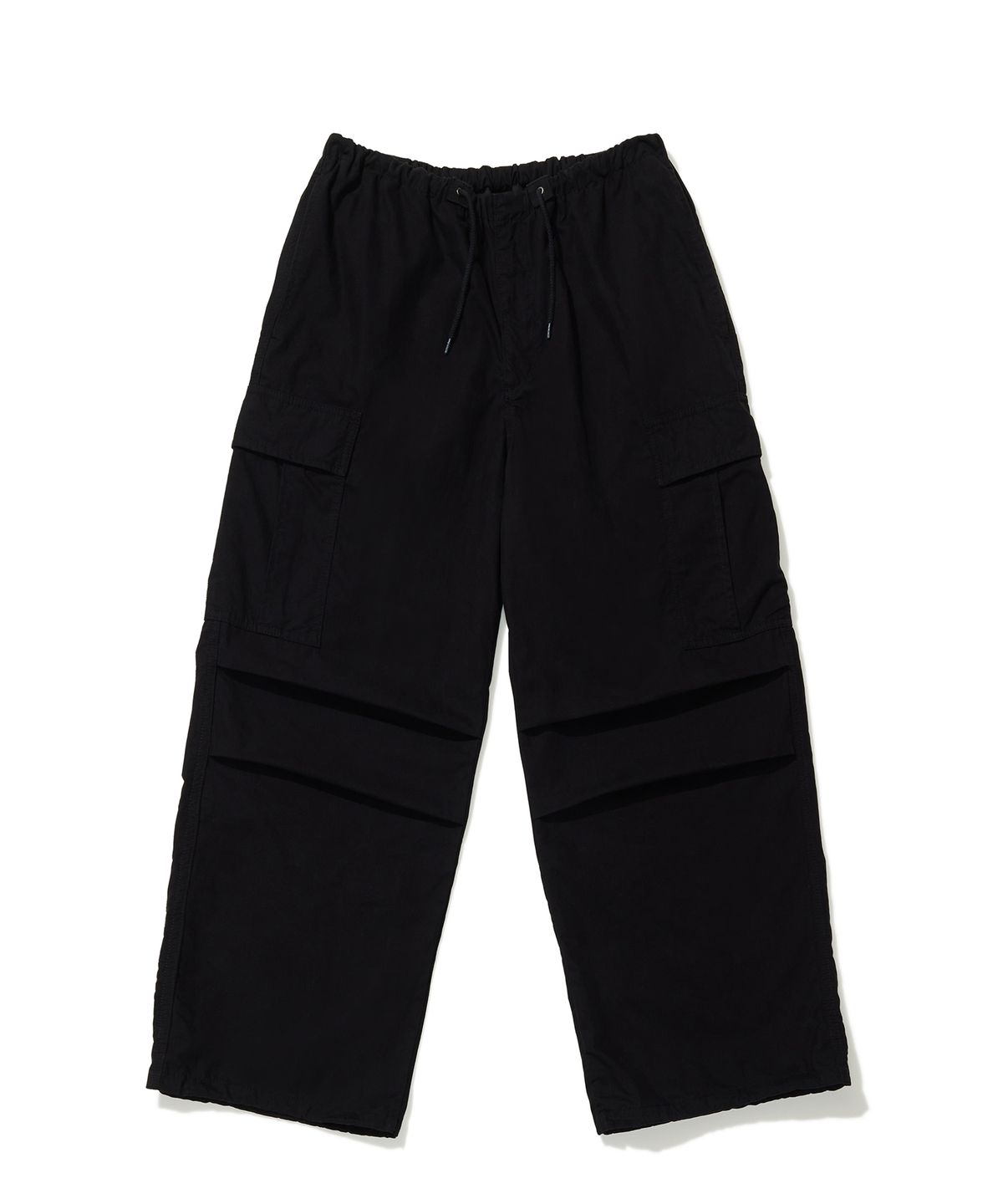 마크엠(MARKM) WIDE FIT CARGO PANTS BLACK