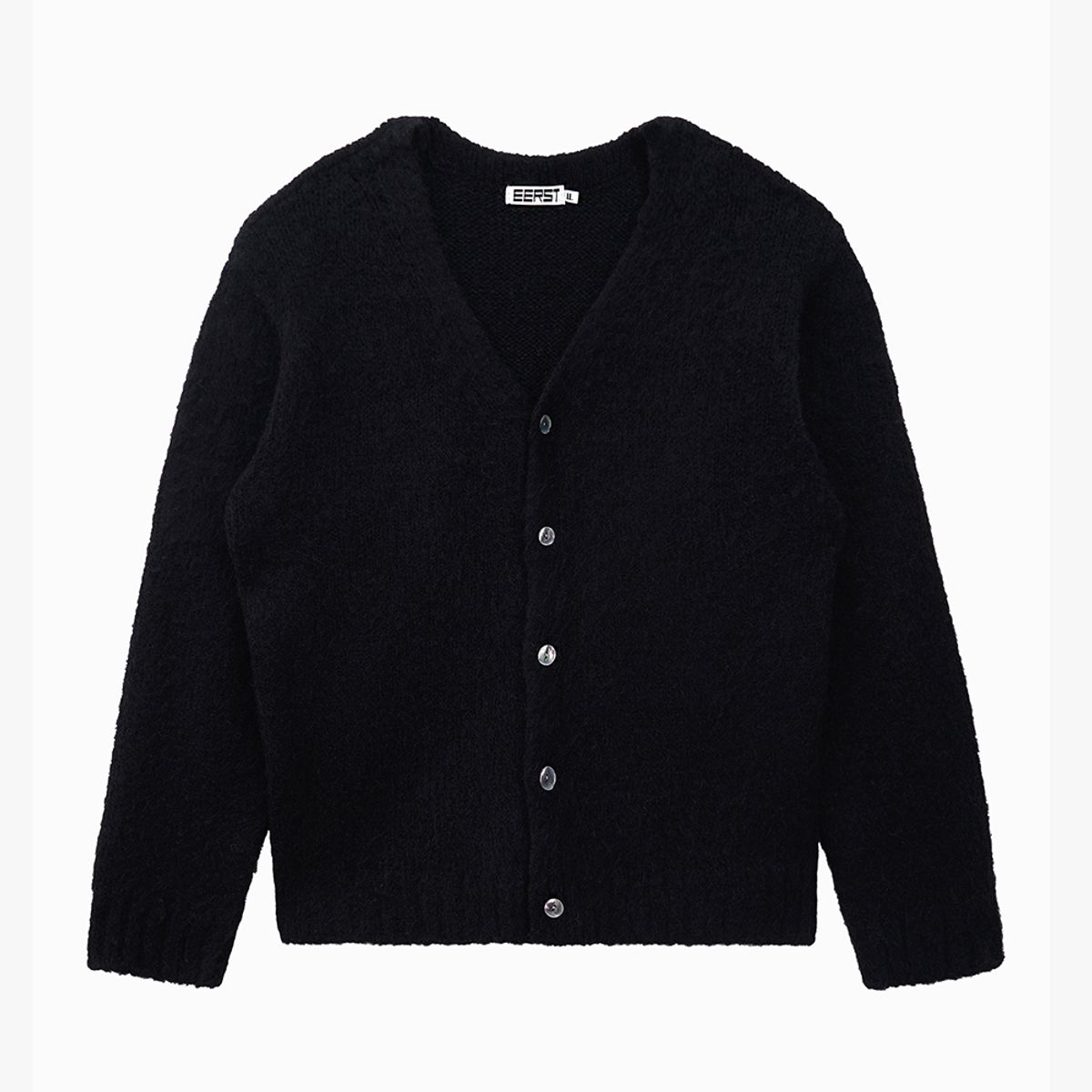 이어스트(EERST) BRUSH CARDIGAN [BLACK]