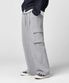 원턱 카고 스웨트 팬츠 [그레이]