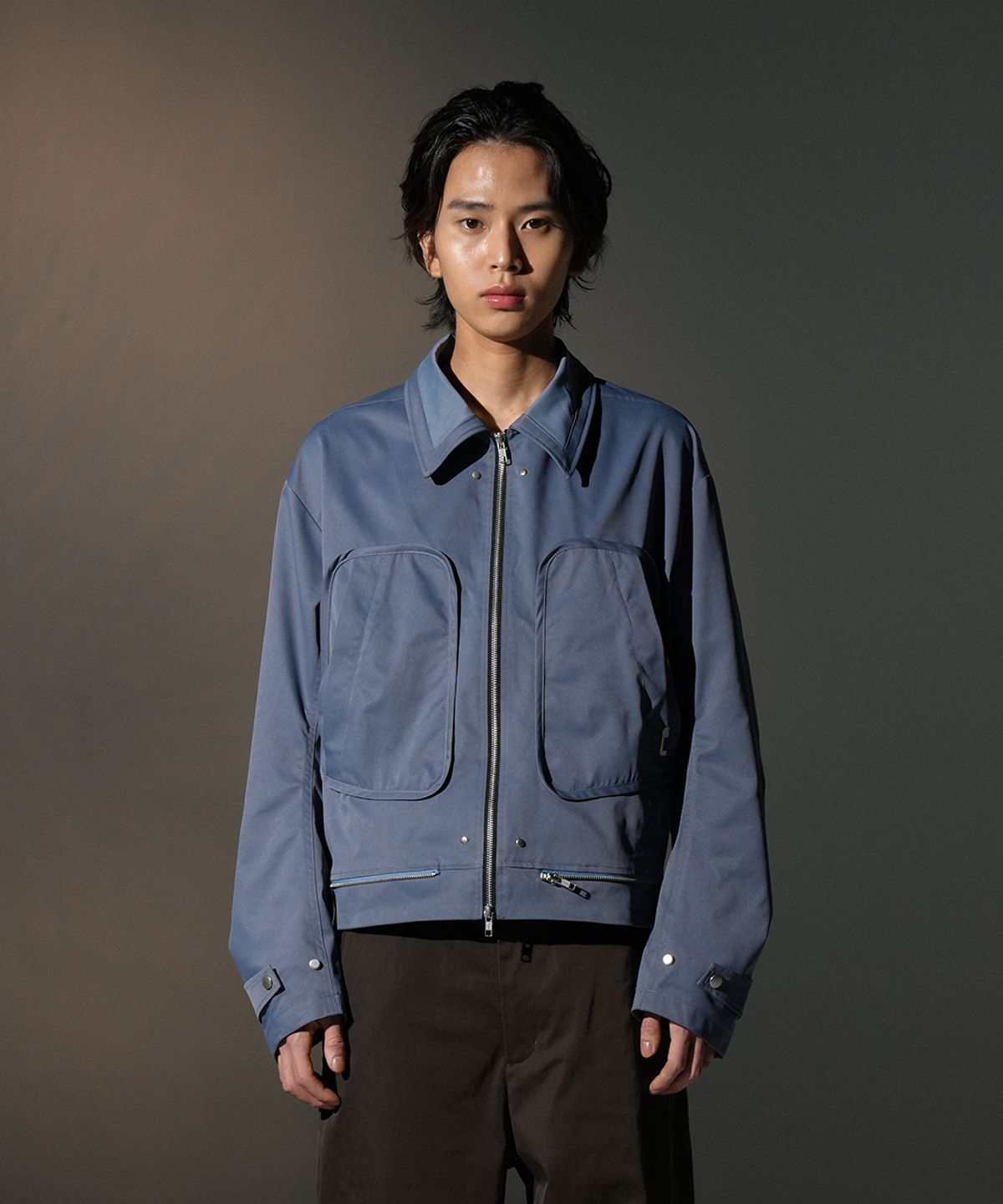 그레일즈(GRAILZ) AFV COLLAR BLOUSON [TEAL]