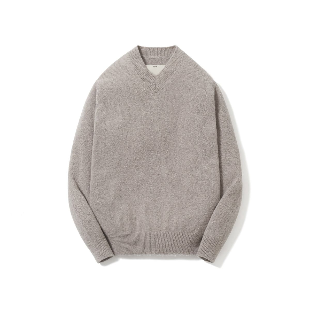 포터리(POTTERY) V-Neck Knit - Warm Beige