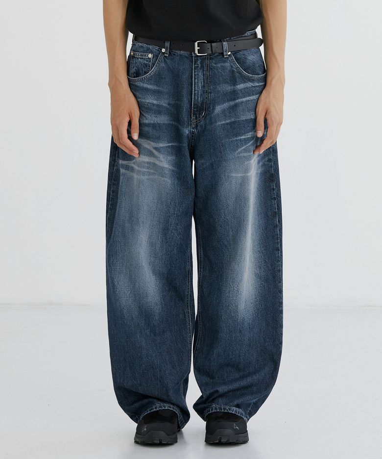 1701 INDIGO WARRIOR JEANS [MAX WIDE STRAIGHT]