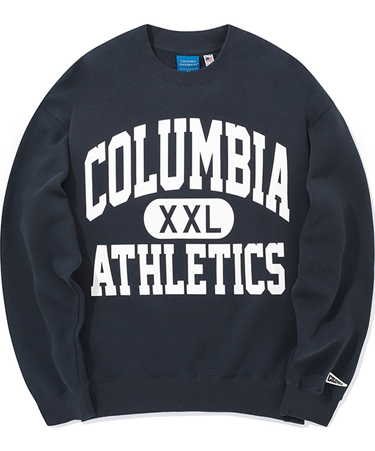 컬럼비아 유니버시티(COLUMBIA UNIVERSITY) XXL OVERSIZE LOGO FLEECE SWEATSHIRTS 크라운네이비