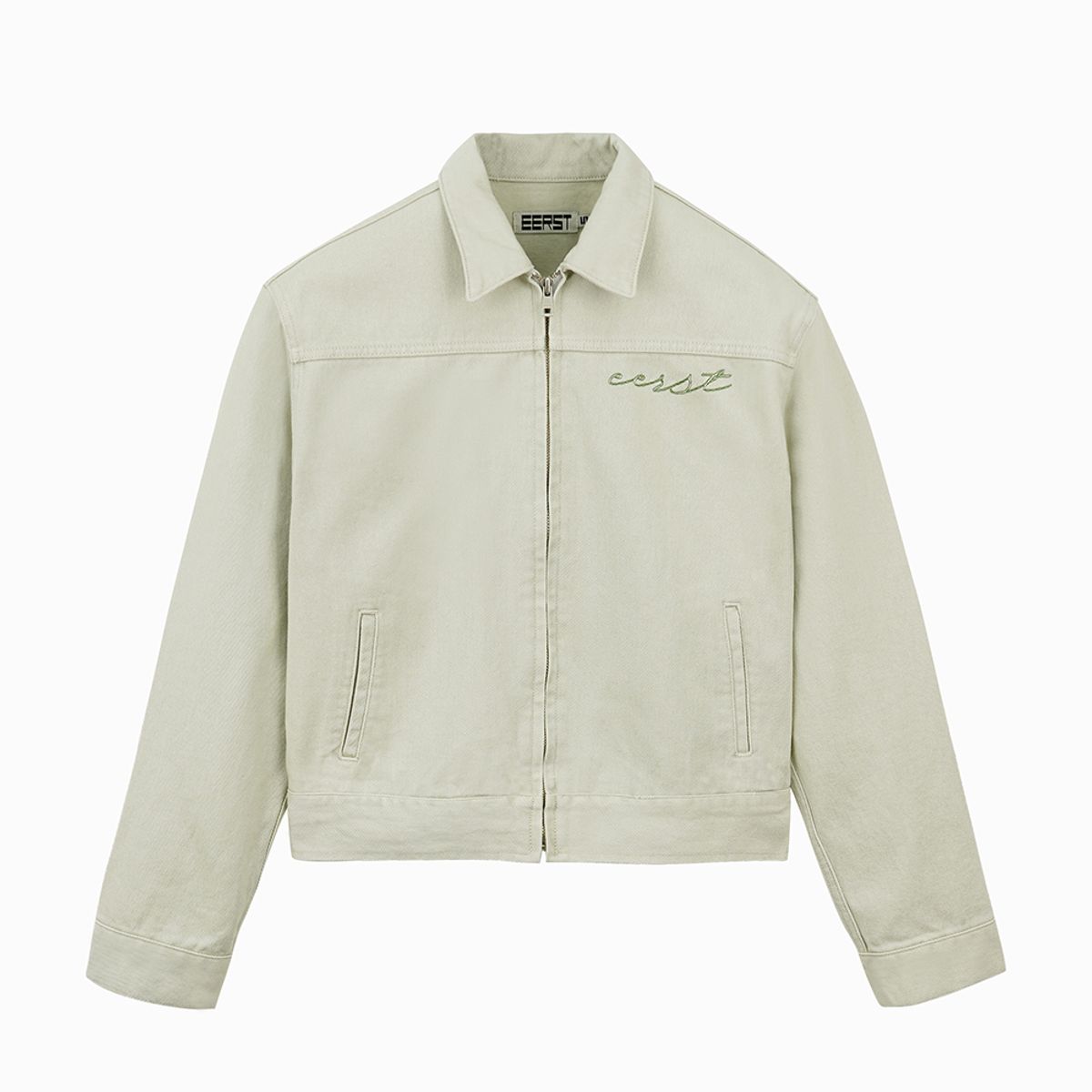 이어스트(EERST) TRUCKER JACKET [GREEN]