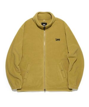 폴라플리스 집업 자켓 머스타드