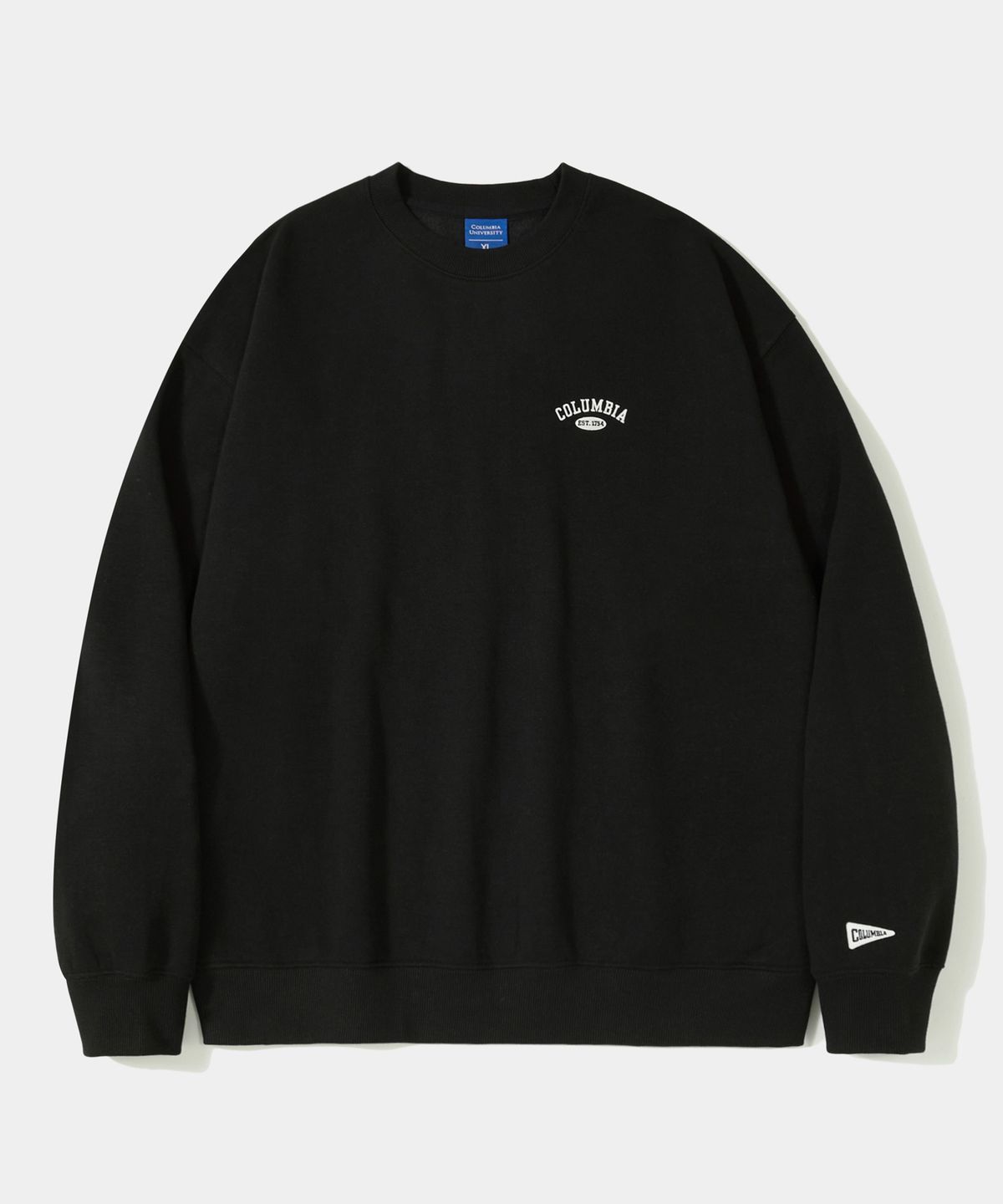 컬럼비아 유니버시티(COLUMBIA UNIVERSITY) CU ARCH LOGO FLEECE SWEATSHIRTS 블랙